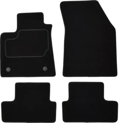 Covorase auto (set, velur, 4 bucati, culoare negru) RENAULT MEGANE IV dupa 2015