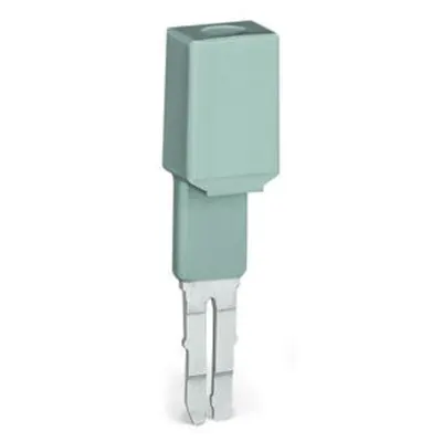 Test plug adapter; 8.3 mm wide; for 4 mm Ø test plugs; suitable for 1.5 mm² - 10 mm² tbs; gray