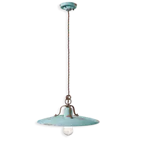 Sospensione D.40 / Pendant D.40 Retro Country Finish Via - Vintage Azzurro C1443