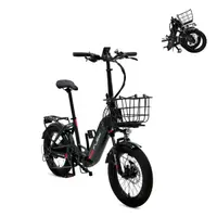 E-bike pliabilă Swan Fat Gri | 70 km | 10,4 Ah | 18x3,0” | Furcă suspensie