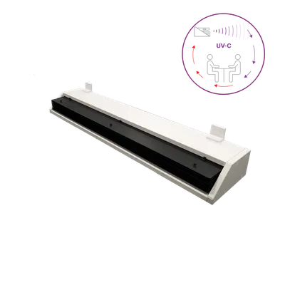 Dispozitiv de dezinfectie cu lumina ultravioleta UV-C (lampa UV-C) LBAG-D DELUXE 30W, cu grile