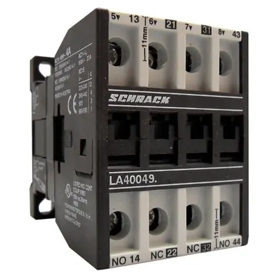 Contactor auxiliar, 4A AC15, 24 VDC, 2ND+2NI
