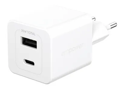 Încărcător PanzerGlass - Grand Prix Turbo, 35W, Silver White