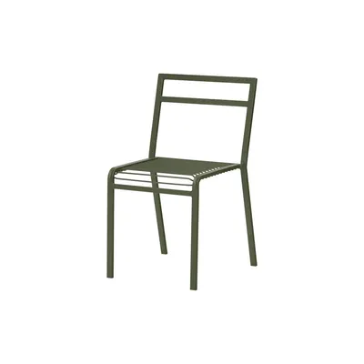 Scaun de grădină verde din metal Oto – noo.ma
