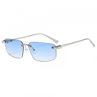 Ochelari De Soare Unisex Techsuit S098, Argintii Bleu