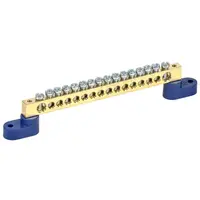 Neutral bus bars with two corner Izolators SHNI-8x12-16-U2-S