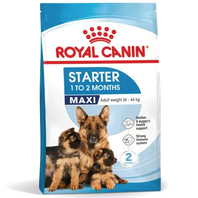 ROYAL CANIN Maxi Starter Mother & Babydog, mama și puiul, hrană uscată câini, 15kg