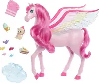 Barbie a Touch of Magic Pegas cu efecte de sunet si lumini