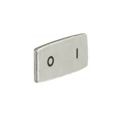 Osmoz legend plate - cu engraving - alu - standard modulel - ''O I''