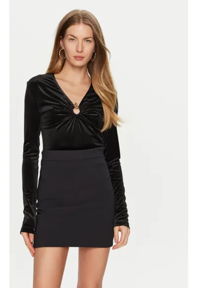 Bluza dama - 304381492 - Poliester - Negru - Negru