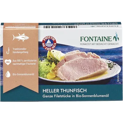 File de Ton Alb in Ulei de Floarea Soarelui 120g