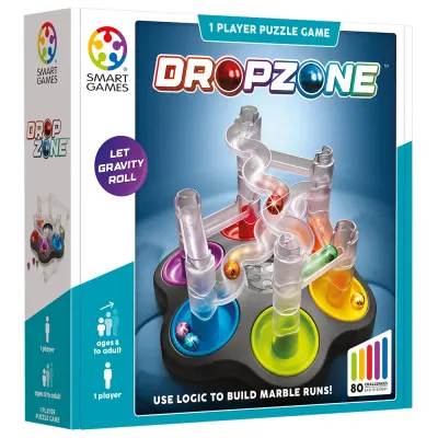 Joc de logica cu 80 de provocari, Smart Games, Dropzone