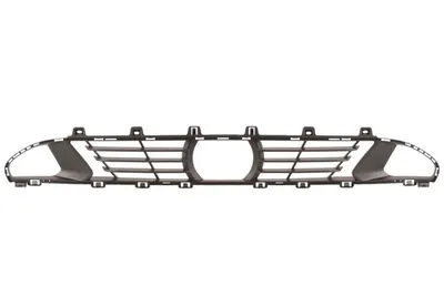 Grila bara fata potrivit BMW Seria 3 (G20, G80, G28), 3 (G21, G81) dupa 2018 - (cu gaura radar, BASIS, plastic, negru)