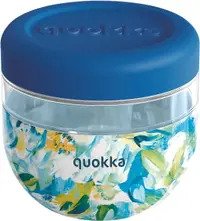 Borcan pentru mâncare Quokka Bubble - Blue Peonies, 770 ml