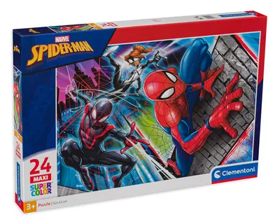Puzzle Clementoni din 24 de maxi piese - Spiderman