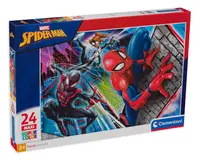 Puzzle Clementoni din 24 de maxi piese - Spiderman