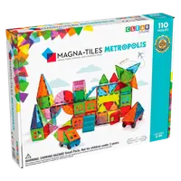 MAGNA-TILES Metropolis, set magnetic 110 piese