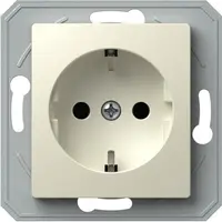 Ekonomik Priza SCHUKO 1P 16A ST IP20 Crem, TEM Modul TEM-VE10IWXO-U