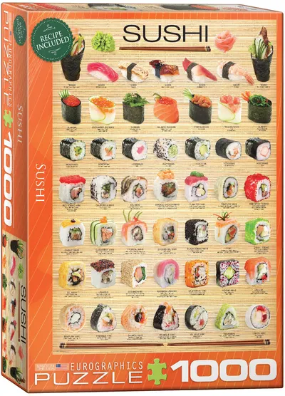 Puzzle Eurographics din 1000 de piese - Sushi