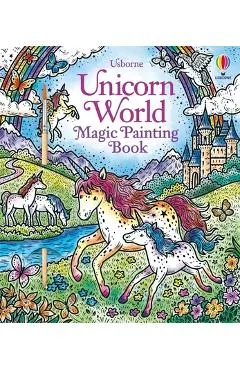 Unicorn World Magic Painting Book