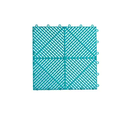 Pardoseala modulara ventilata 40x40x1,8cm Culoare Verde Turcoaz Cod: PM10031