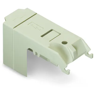 Protective cover; IP20; for high-current terminal blocks with 2 stud bolts M6; light gray