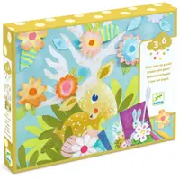 Set pentru desen cu tus Djeco - Animale sălbatice