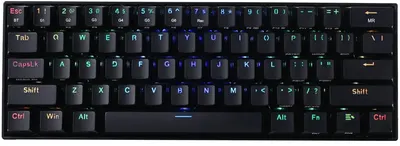 Tastatură mecanică Redragon - Draconic Pro, wireless, Brown, neagră