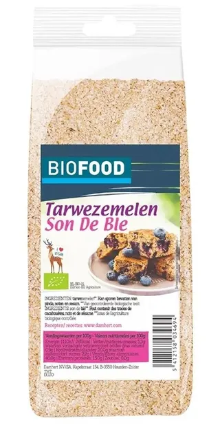 Fulgi bio de grâu integral, 200 g, Damhert
