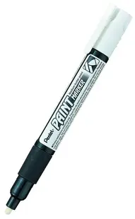 Marker permanent Pentel Paint MМP20 - 4.0 mm, alb