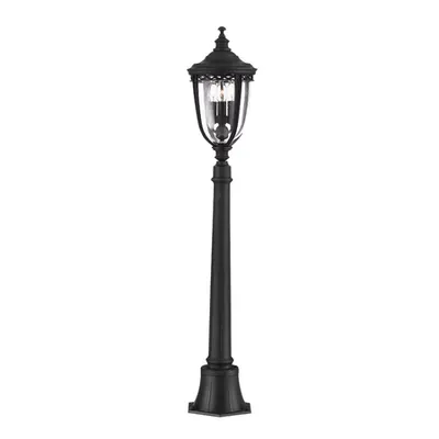 Pitic pentru gradina English Bridle 3 Light Medium Pillar – Lantern Black
