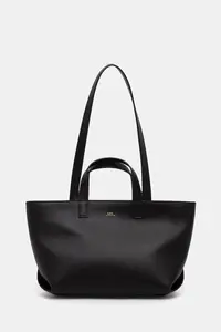 A.P.C. geantă shopper pentru femei din piele le drummer small