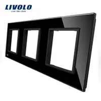 Rama Priza Tripla Negru