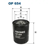 Filtru ulei FILTRON OP 654