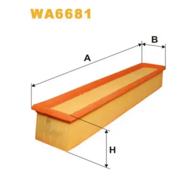Filtru aer WIX FILTERS WA6681