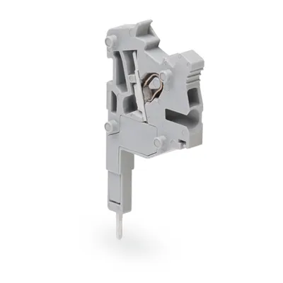 TOPJOB®S L-type test plug module; modular; for jumper contact slot; 1,00 mm²; gray