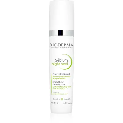 Bioderma Sébium Night Peel ser exfoliant de netezire impotriva imperfectiunilor pielii 40 ml