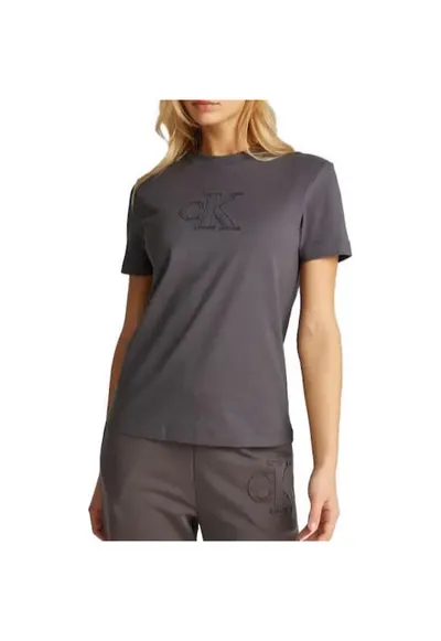Tricou Ck Applique Regular Tee-J20j225256-Pmp