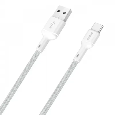 Cablu Date si Incarcare USB-A - USB-C Dudao L9T, 100W, 1m, Alb