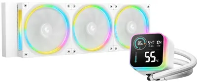 Răcitor de apă DeepCool - LQ360 ULTRA ARGB, 3x120 mm, alb