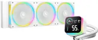 Răcitor de apă DeepCool - LQ360 ULTRA ARGB, 3x120 mm, alb