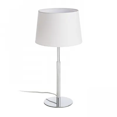 BROADWAY table alb crom 230V E27 42W