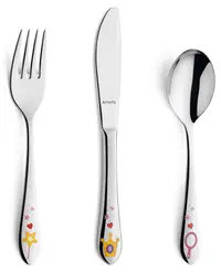 Set de copii pentru masă Amefa - Princess, 3 piese
