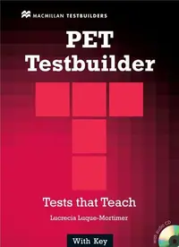 PET Testbuilder with Key + Audio CD Pack
