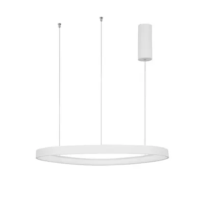 Lampa suspendata ESTEVA Dimabil Nisipiu Alb Aluminiu &Acrylic LED 48 Wat 230 Volt 2400Lm 3000K IP20
