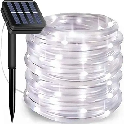Ghirlanda luminoasa solara tip furtun cu LED, 12 sau 22 metri