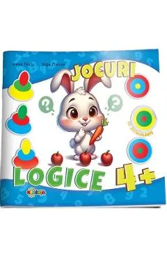 Jocuri logice cu autocolante 4 ani +