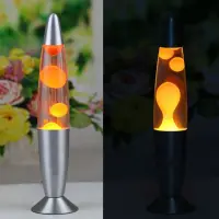 Lampa decorativa Lava Orange, 30W, inaltime 41 cm, alimentare priza