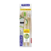 Periuta de dinti vegana Natural Clean Soft Duo, 2 bucati, Trisa