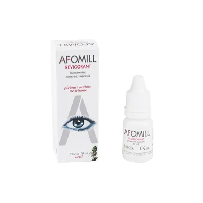 Picaturi oculare revigorante, Afomill | 10 ml